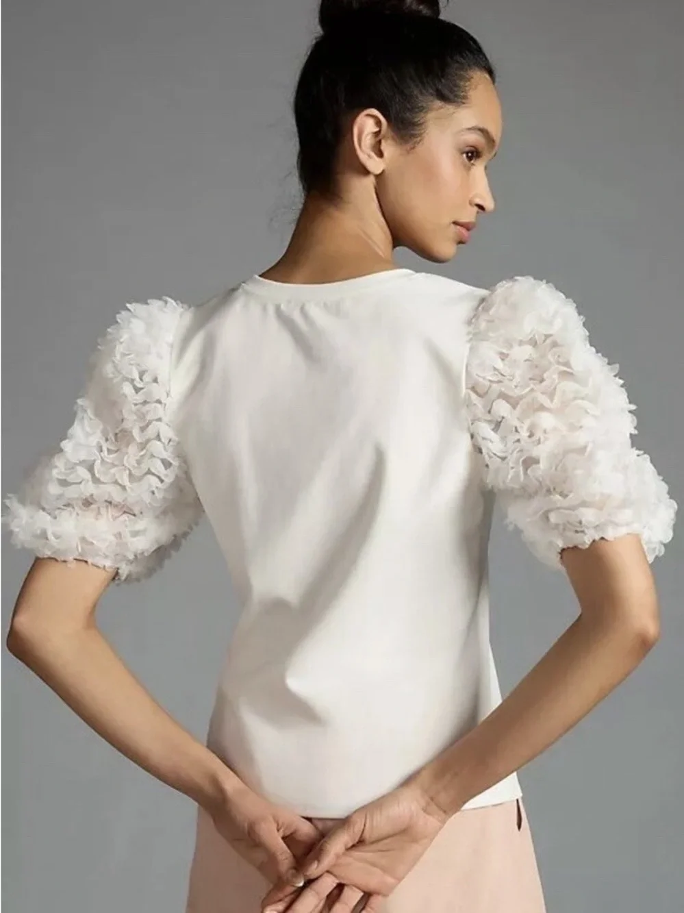Anthropologie top small fabric